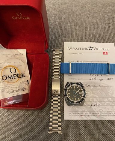 Omega Seamaster 120 vintage duiker (166.088) incl. Omega garantie