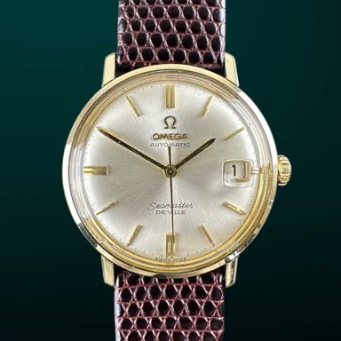 Vintage Omega Seamaster De Ville Gold Plated Automatic 166.020 - 34,5mm - 1966