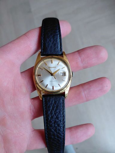 Bulova automatic gold plated met B&S band