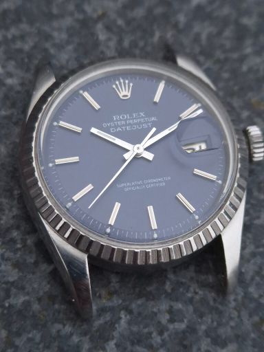 Tk: Rolex Datejust 1603 blauw