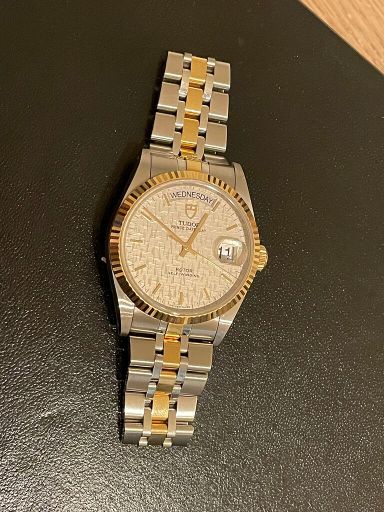 TK: Tudor Prince Date Day 76213 mosaic dial
