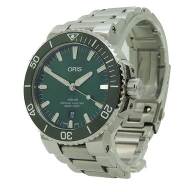 Oris Aquis Date Green