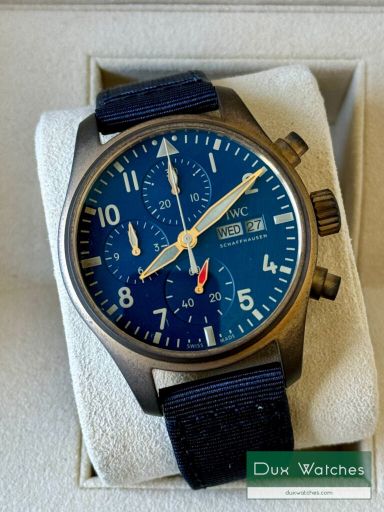 IWC pilot’s watch chrono ref IW388109 DR01048