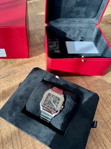 Cartier - Santos de Cartier Medium WSSA0061 Groen