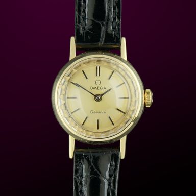 Vintage Omega Genève Lady 18k Solid Yellow Gold Cocktail 511.122 - 19,5mm - 1968