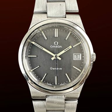 Vintage Omega Genève Automatic Grey Dial 136.0103 - 36mm - 1972 