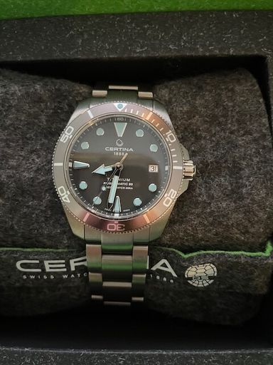 Certina DS Action Titanium DUIKER 38mm C0328074408100