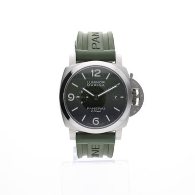 Panerai Luminor Marina Verde Smeraldo PAM01356; Automatisch Heren Horloge