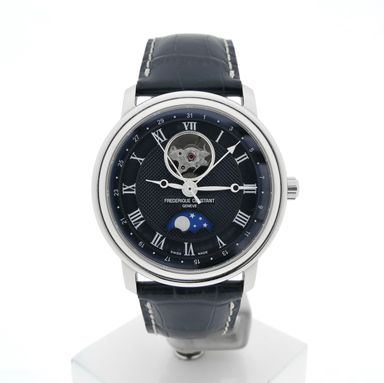Frederique Constant Classics Moonphase Hearth Beat FC-335MCNW4P26; Automatisch heren horloge