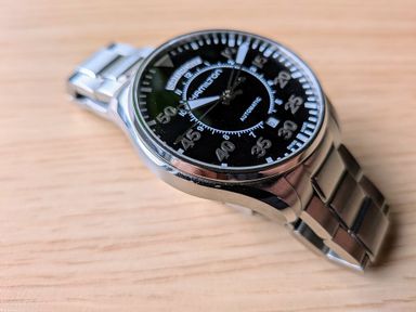 Hamilton Khaki Aviation Pilot Day Date Auto H64615135