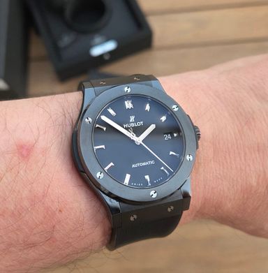 TK Hublot Classic Fusion Black Magic ceramic - nieuwstaat!