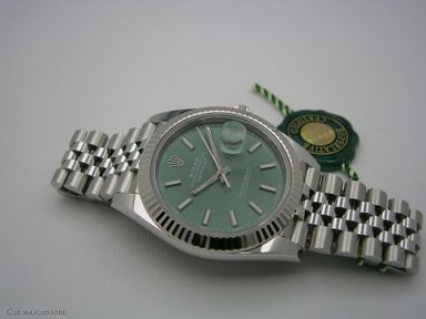 ROLEX DATEJUST 41 126334 MINT GREEN DIAL 2024