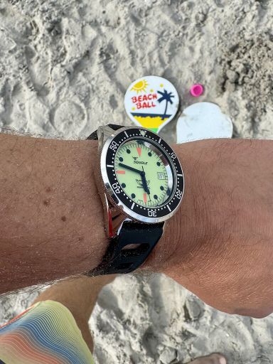 [TK] Squale 1521 Full lume staal + rubber