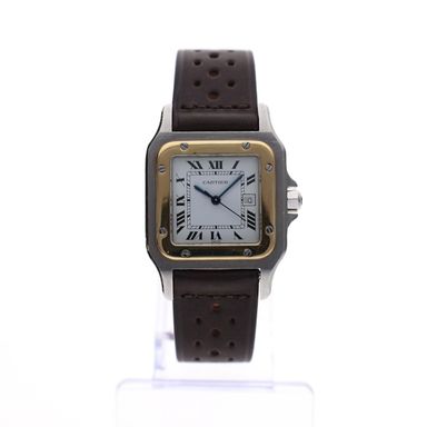 Cartier Santos Carree 2961; Bi-Colour Automatic Watch