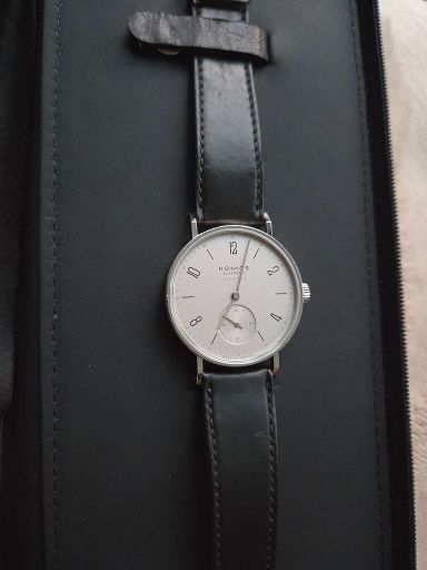 Nomos Neomatik Tangente Platinum Grey 35MM