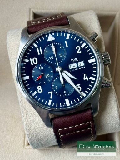 IWC pilot’s watch chrono ref IW377714 DR01115