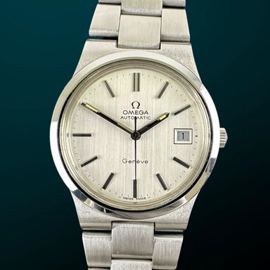 Vintage Omega Genève Automatic Date 166.0173 / 366.0832 - 36,5mm - 1973