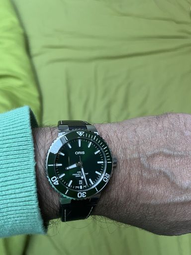 TK/TR Oris Aquis 39,5mm groen