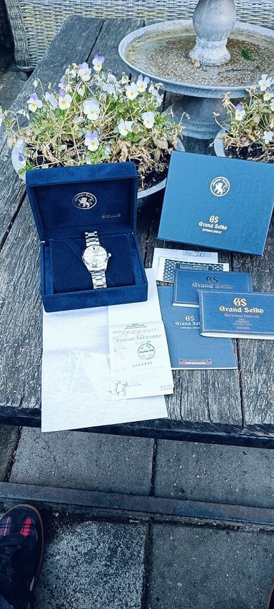 Grand Seiko spring drive sbga001 €2350