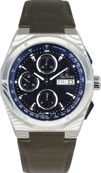 Balticus Stardust Damascus Chronograph BLT-BALSDDCHABA