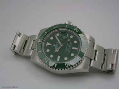 ROLEX SUBMARINER 116610LV HULK 2013