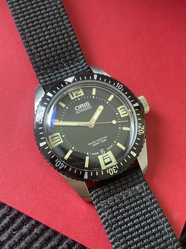 TK: Oris SixtyFive crazy numerals. Met extra Oris tropic