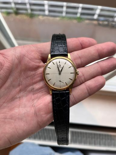 Omega Sub Seconds 18k Gouden dresser