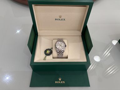 Tk Rolex Datejust 36 Jubilee zilver (nieuw)