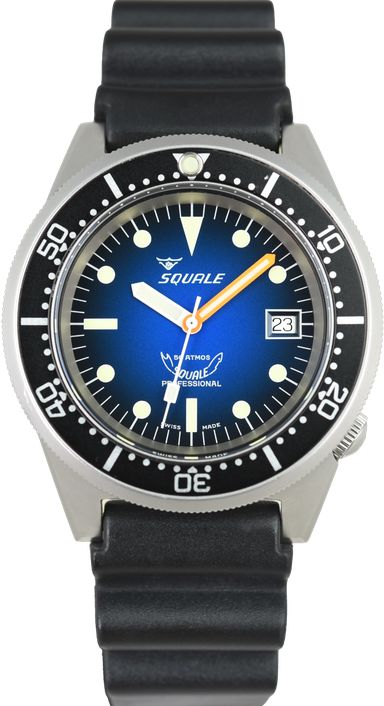 Squale 50 Atmos 1521 Custom Blue Ray Blasted